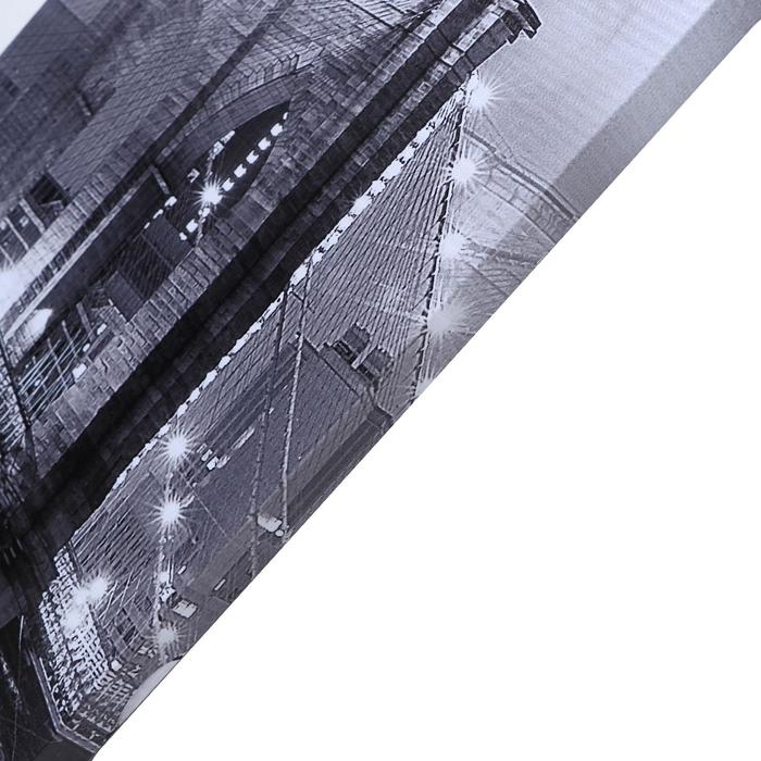 Картина модульная на подрамнике "Бруклинский мост" 80х130 см(1-79*23, 2-69*23, 2-60*)