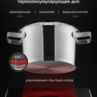 Набор кастрюль с крышками Loretto-06S