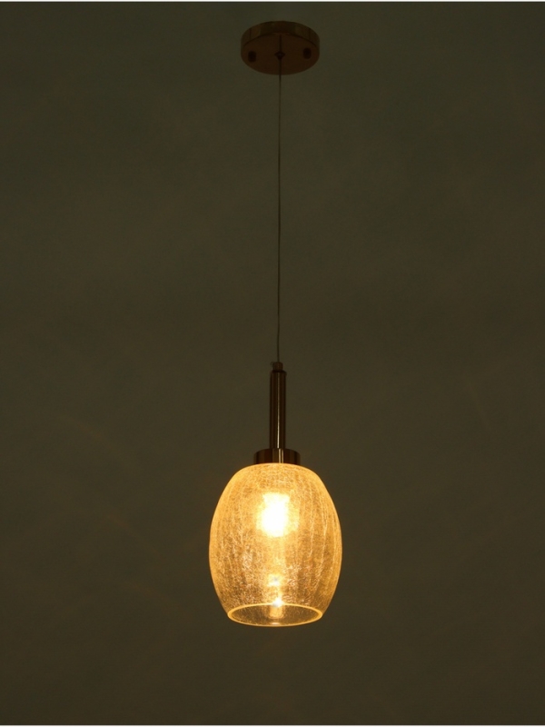 Светильник &laquo;Кейти&raquo; 1х40Вт Е27 золото 14х14х29,5+100см