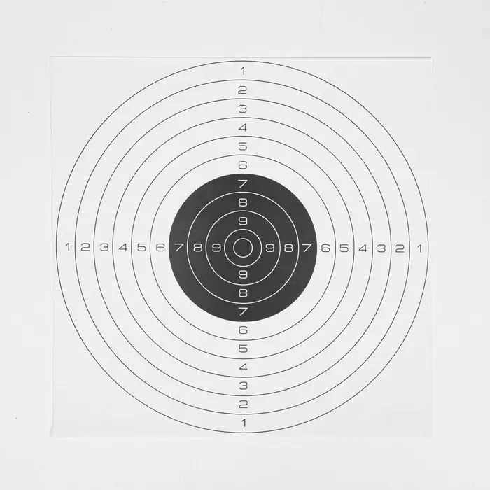 Мишень Remington №4 спортивная, черная, 50 х 50 см