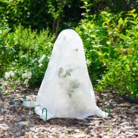 Чехол для растений, с петлями, 75 &times; 75 см, спанбонд с УФ-стабилизатором, плотность 60 г/м&sup2;