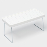 Складной столик-поднос "Макард" 29х14х2 см, цвет белый/серый