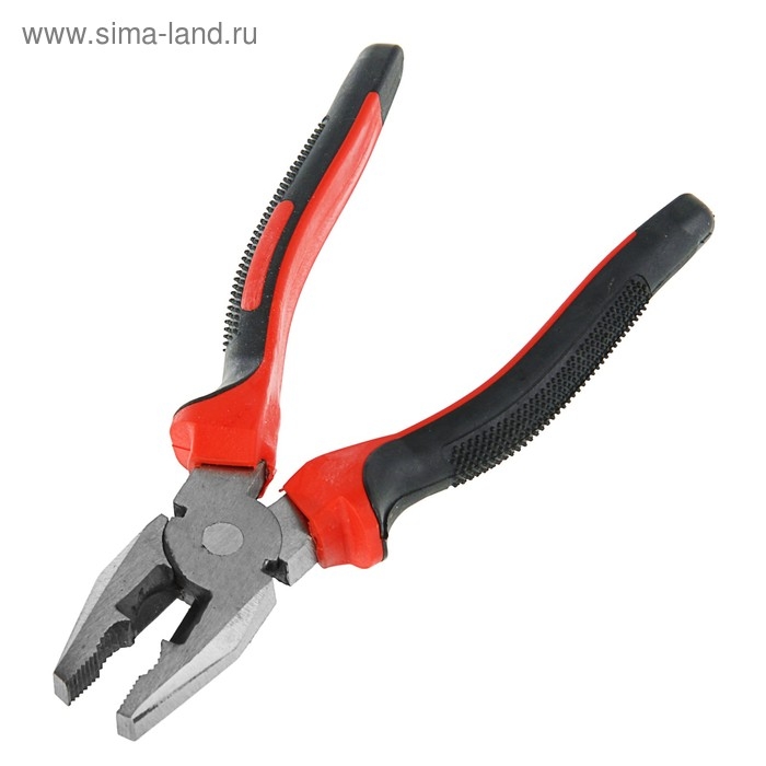 Плоскогубцы комбинированные ЛОМ, шлифованные, двухкомпонентные рукоятки, 180 мм Плоскогубцы комбинированные ЛОМ, шлифованные, двухкомпонентные рукоятки, 180 мм