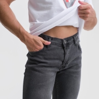 Джинсы мужские, цвет серый, размер 32 (48)