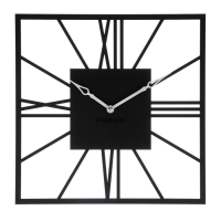 Часы настенные, интерьерные "Рим", бесшумные, 35 х 35 см, квадрат