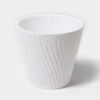 Кашпо для цветов со вставкой &laquo;Луи&raquo;, 1,2 л, цвет белый