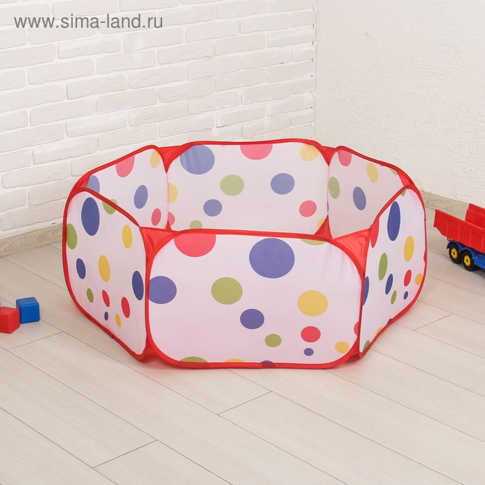 Сухой бассейн для шариков Сухой бассейн для шариков "Шарики", размер: 100/110, h=40 см