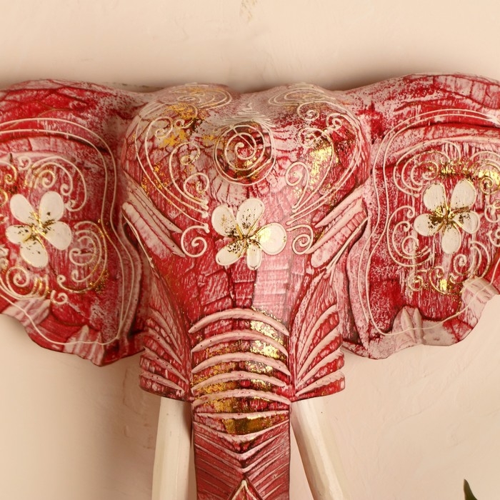 Сувенир дерево "Голова слона" 28х26х10,5 см