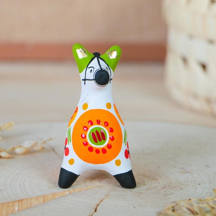 Дымковская игрушка &laquo;Свистулька Лошадка&raquo; 8&times;9&times;4 см, микс