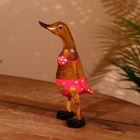 Сувенир "Утка в купальнике " дерево 25 см Сувенир "Утка в купальнике " дерево 25 см