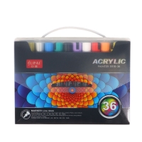 Набор маркеров акриловых 36 цветов, пулевидный наконечник 4мм