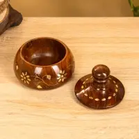 Сахарница "Ассорти" 12х12х10 см, дерево шишам