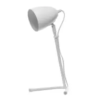 Настольная лампа "Санди" Е27 40Вт бело-черный 18х18х40 см