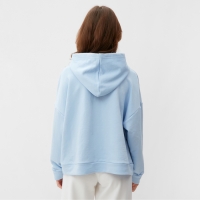 Худи женское MINAKU: Casual Collection цвет голубой размер 42-44
