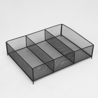 Стеллаж-накопитель разборный 4 этажа, 12 корзин, на колесах, 55&times;29&times;156 см, цвет чёрный