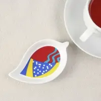 Подставка для чайного пакетика керамическая Дорого внимание &laquo;Абстракция&raquo;, 10 х 7 см