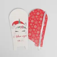 Бонбоньерка новогодняя &laquo;Единорожка&raquo;, 7,5 х 8 х 7,5 см, Новый год