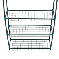 Парник-стеллаж, 3 полки, 110 &times; 22 &times; 65 см, металлический каркас d = 12 мм, чехол плёнка 80 мкм, Greengo