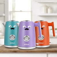 Чайник электрический металлический КТ-6144 - 1.7 л