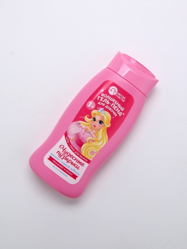 Гель-пена для девочек Гель-пена для девочек "Волшебная пена", сладкая жвачка, 250 мл