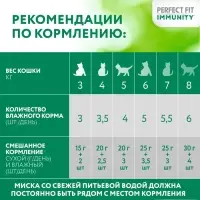 Влажный корм Perfect Fit иммунитет для кошек, говядина, лён, пауч, 75 г