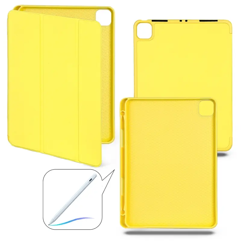 Чехол-книжка iPd Air 13 (2024) Smart case (Pencil) Yellow №4