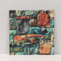 Фотофон двусторонний картон плотность 350 гр "Каменная кладка" 50х50 см Фотофон двусторонний картон плотность 350 гр "Каменная кладка" 50х50 см