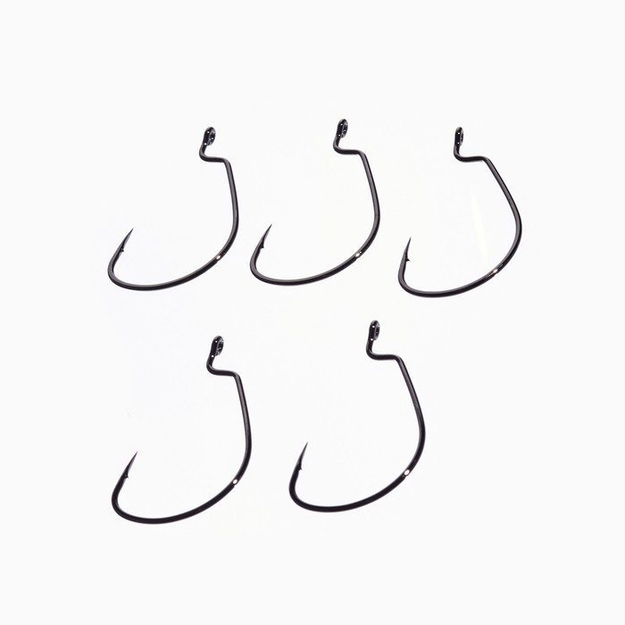 Крючки офсетные KOI HARD GAME OFFSET, цвет BN, № 2/0, 5 шт.