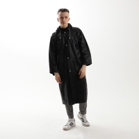 Дождевик взрослый плащ &laquo;ДождеWEEK&raquo;, размер 42-48, 60 х 110 см, цвет чёрный