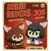 UNICON Конструктор "MiniBlocks", кот и мышка, 2 в 1