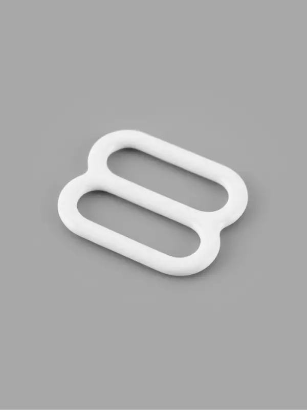 Регулятор для бретелей, металлический, 10 мм, 20 шт., белый