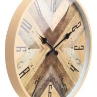 Часы настенные интерьерные &laquo;Крест&raquo;, плавный ход, циферблат d-50 см