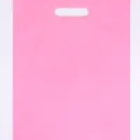 Пакет полиэтиленовый с вырубной ручкой, Розовый 30-40 См, 70 мкм