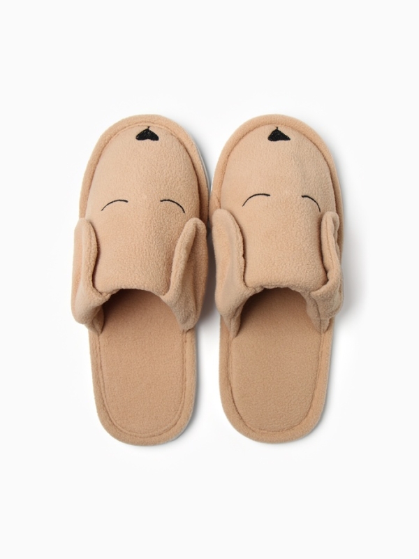 Туфли домашние (тапочки) женские 173/2 цвет бежевый, р-р 38