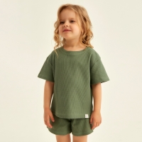 Пижама детская SL HOME р 30 (98-104), оливковый