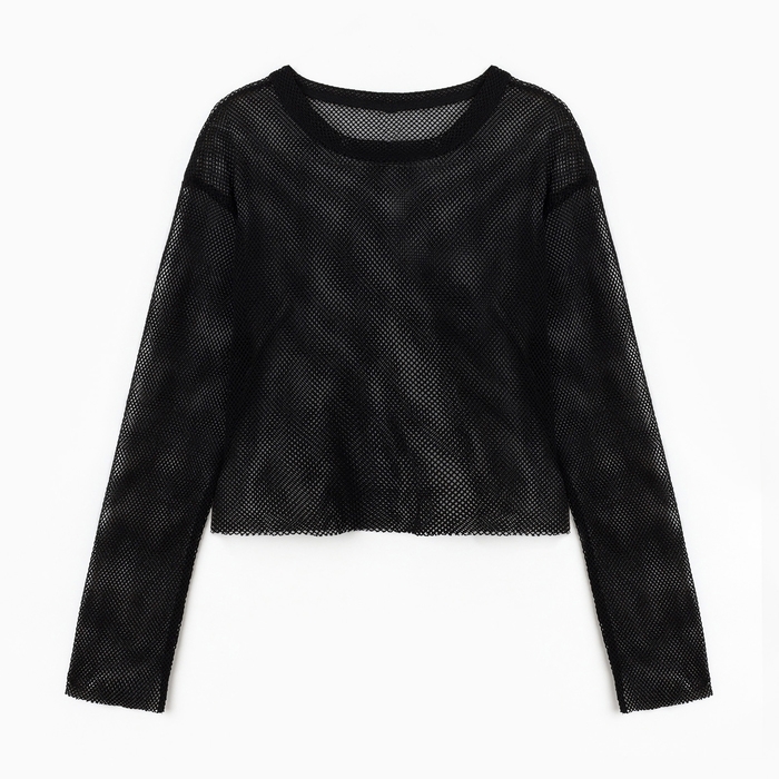 Комплект женский (лонгслив, брюки) MINAKU: Casual Collection цвет черный, р-р 46