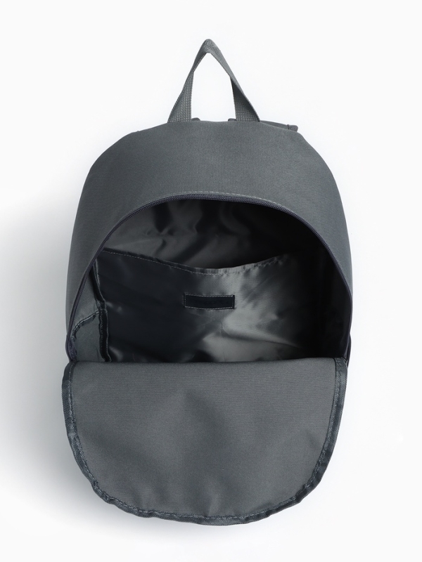 Рюкзак спортивный на молнии, размер универсальный, цвет серый