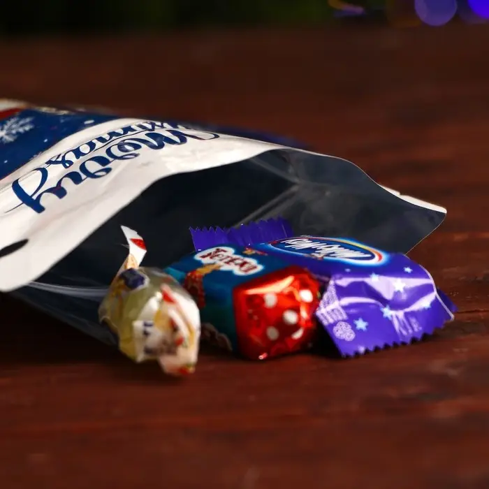 Пакет подарочный, с zip - lock застежкой 15&times;24.5 см