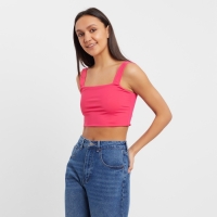 Топ женский MINAKU: Basic line цвет фуксия, р-р 42 Топ женский MINAKU: Basic line цвет фуксия, р-р 42