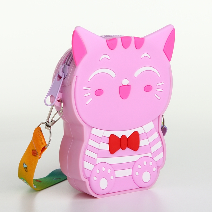 Сумка детская для девочки на молнии, цвет розовый Сумка детская для девочки на молнии, цвет розовый