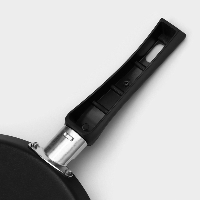 Сковорода &laquo;Хит&raquo;, d=24 см, порционная, антипригарное покрытие, цвет чёрный