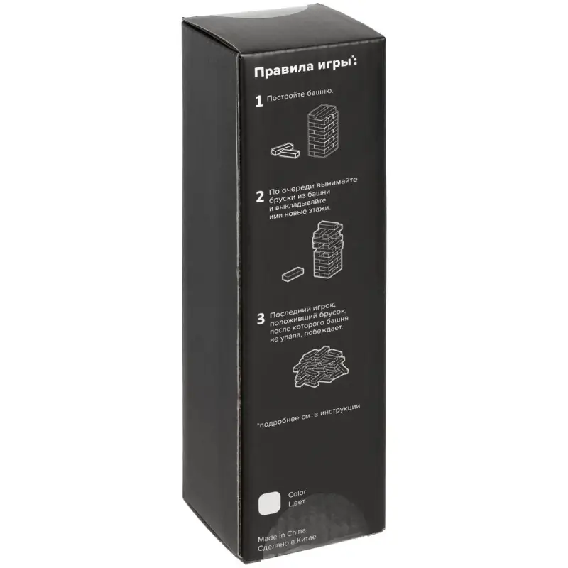 Игра &laquo;Деревянная башня мини&raquo;, неокрашенная