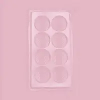 Форма для шоколада и конфет &laquo;Зигзаг&raquo;, 8 ячеек, 22&times;11 см, прозрачная