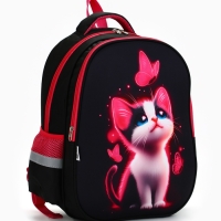 Рюкзак каркасный ArtFox STUDY, 39х30х14 см, унив "Котик"