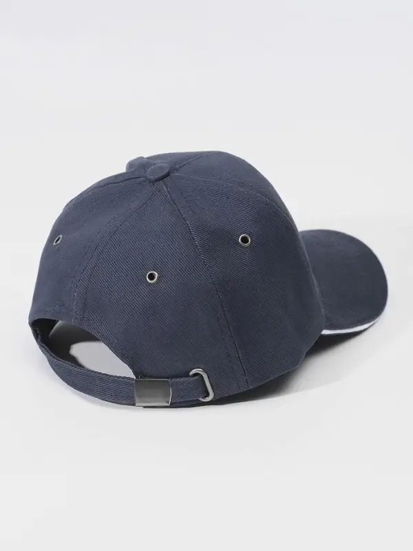 Застёжка для кепки, с люверсом, 2&times;2 см, цвет серебряный