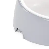 Лего-миска ALTA для животных с наклоном 0,3л СЕРАЯ