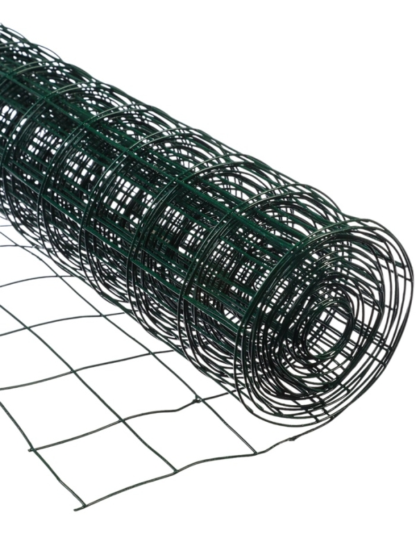 Сетка сварная с ПВХ покрытием 0,5 х 5 м, ячейка 50 х 50 мм, d=1 мм, металл, "Greengo"