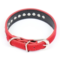 Ошейник "Бархат и стразы", 31 х 1,3/2 см, ОШ 22-28 см, красный Ошейник "Бархат и стразы", 31 х 1,3/2 см, ОШ 22-28 см, красный
