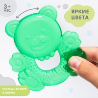 Прорезыватель охлаждающий с водой Крошка Я &laquo;Милый мишка&raquo;, от 3 мес., МИКС