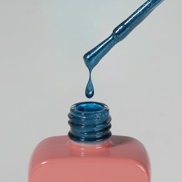 Гель лак для ногтей &laquo;CAT`S EYE NEON&raquo;, 3-х фазный, 10 мл, LED/UV, цвет синий (45)